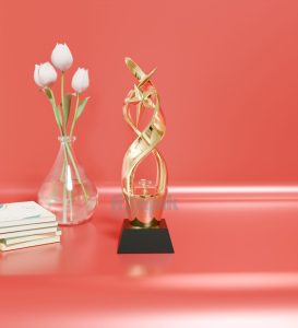 piala gelas ulir bintang diamond