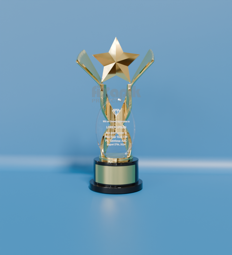 plakat akrilik oval timah logam