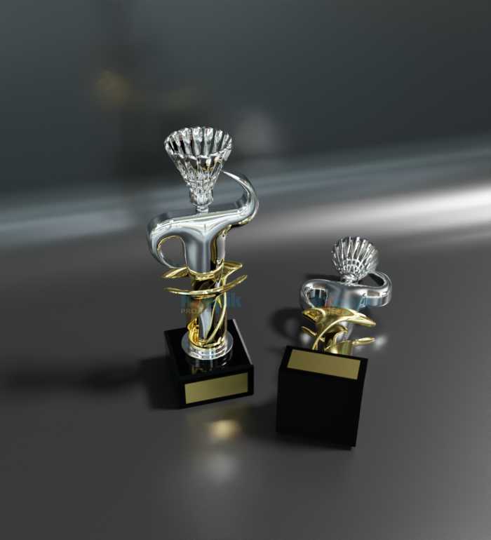 puat bikin piala badminton custom desain dengan harga murah