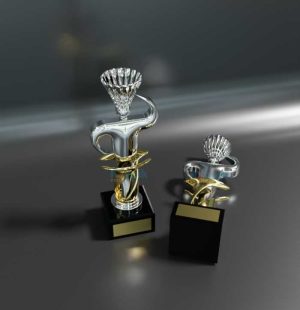 puat bikin piala badminton custom desain dengan harga murah